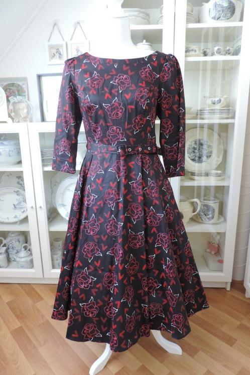 Nieuwe jurk van Hearts and Roses, maat L, UK14 of maat 40, Kleding | Dames, Jurken, Nieuw, Maat 38/40 (M), Zwart, Onder de knie