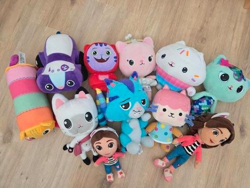 Gabby's poppenhuis dollhouse knuffels compleet, Kinderen en Baby's, Speelgoed | Knuffels en Pluche, Zo goed als nieuw, Overige typen