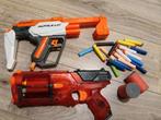 Nerf gun Elite & Modulus Stockshot - 2 geweren + pijltjes, Ophalen, Zo goed als nieuw, Jongen of Meisje