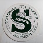 Leuke oude sticker.  Broodjeszaak Snackbar SJORS. Amersfoort, Ophalen of Verzenden, Zo goed als nieuw, Overige typen