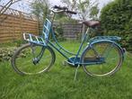 Blauwe Cortina damesfiets met bagagedrager, Fietsen en Brommers, Fietsen | Dames | Damesfietsen, 56 cm of meer, Ophalen, Gebruikt