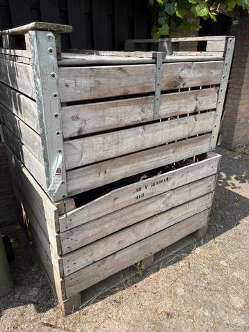 Houten bak 1 kuub beschikbaar voor biedingen