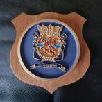 Wapenschildje Hr. Ms. Overijssel, Verzamelen, Militaria | Algemeen, Verzenden, Marine, Nederland, Embleem of Badge