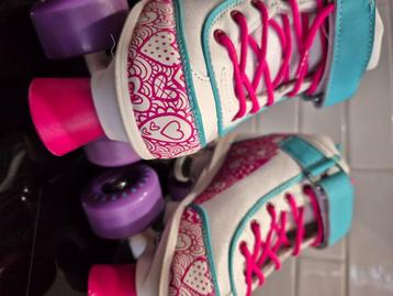 Rolschaatsen maat 31-32 nieuw meisje roze beschikbaar voor biedingen