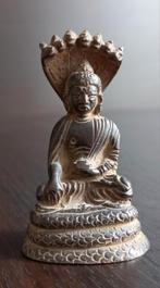 Antiek boeddha brons Naga Boeddha Mucalinda

19e eeuw, Ophalen of Verzenden, Brons