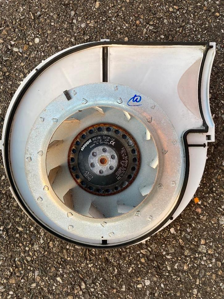 Gereviseerde Stork CMF14TP motorplaat t.b.v. woonhuisventil, Witgoed en Apparatuur, Ventilatoren, Refurbished, Overige, Ophalen of Verzenden