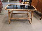 Nette rotan salontafel bijzettafel, 45 tot 60 cm, Minder dan 55 cm, ., Rond