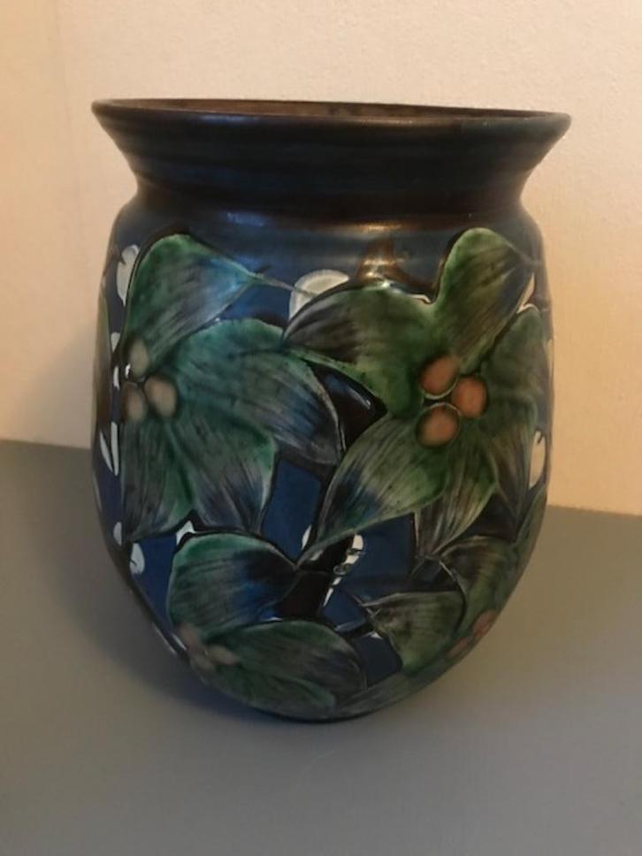Herman A. Kähler, Danmark ..keramiek vase., Antiek en Kunst, Kunst | Designobjecten, Ophalen of Verzenden