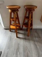 Draaikruk hout 2 stuks, Huis en Inrichting, Ophalen, 60 tot 90 cm, Zo goed als nieuw, 1 kruk