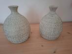 Set van 2 decoratieve vazen, Ophalen, Gebruikt, Wit, Aardewerk of Porselein