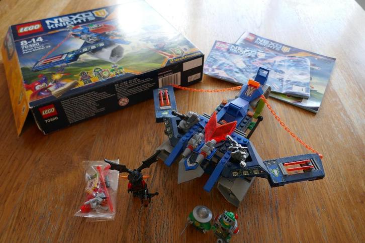 Lego Nexo Knights Aaron Fox's Aerojager (70320), Kinderen en Baby's, Speelgoed | Duplo en Lego, Zo goed als nieuw, Lego, Complete set