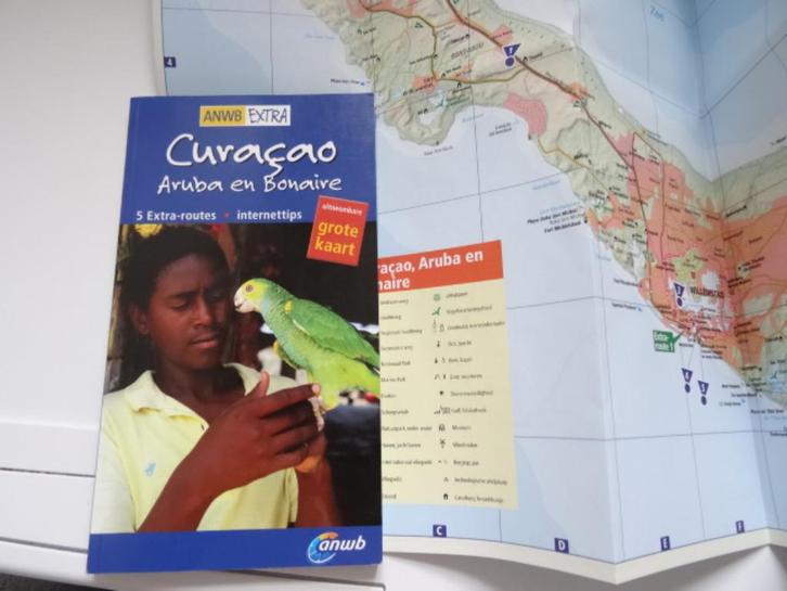 Curacao, Aruba, Bonaire, Nederlandse Antillen +plattegrond, Boeken, Reisgidsen, Zo goed als nieuw, Reisgids of -boek, Europa, Overige merken