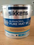 Quiet clearing gemengd in Sikkens top muurverf 2,5 L, Doe-het-zelf en Verbouw, Verf, Beits en Lak, Minder dan 5 liter, Ophalen of Verzenden