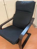 Fauteuil en voetenbank POÄNG (IKEA), Huis en Inrichting, Fauteuils, Ophalen of Verzenden, Zo goed als nieuw