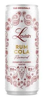 Lavish rum cola 18x250ml, Diversen, Levensmiddelen, Ophalen