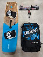 Ozone Enduro 9m + Ten The Act 135x40 + Ozone Bar, Ophalen, Gebruikt, Kitesurf-set, Twintip