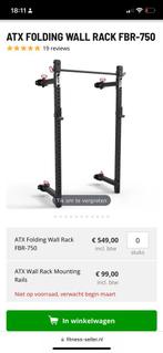 ATX Folding wall rack, Sport en Fitness, Zo goed als nieuw, Ophalen