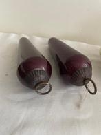 4 Brocante Heksenbal Aubergine kleur, Antiek en Kunst, Ophalen of Verzenden