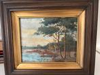 Schilderij heidelandschap van Foole 30,5 x 24,5, Ophalen of Verzenden