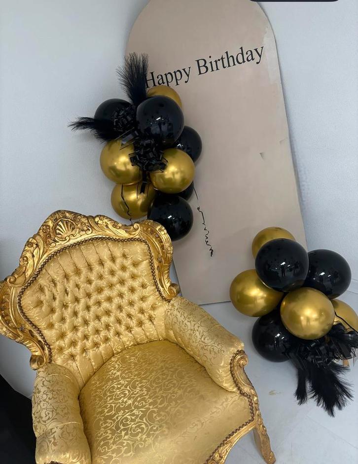 Partyverhuur, Huis en Inrichting, Fauteuils, Zo goed als nieuw, Overige materialen, 50 tot 75 cm, Minder dan 75 cm, Ophalen