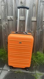 Oranje Trolley Koffer - Gebruikt, Sieraden, Tassen en Uiterlijk, Koffers, Gebruikt, 50 tot 60 cm, Hard kunststof, Ophalen of Verzenden