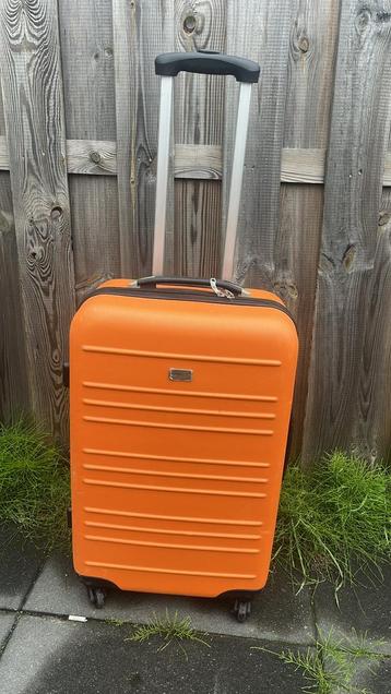 Oranje Trolley Koffer - Gebruikt beschikbaar voor biedingen