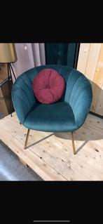 Velvet stoel, Huis en Inrichting, Fauteuils, Ophalen, Zo goed als nieuw, 75 tot 100 cm