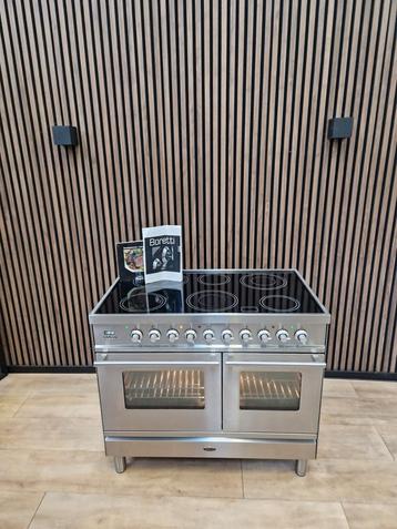 Luxe Rvs Boretti Fornuis keramisch 100 cm (Gratis bezorgen) beschikbaar voor biedingen