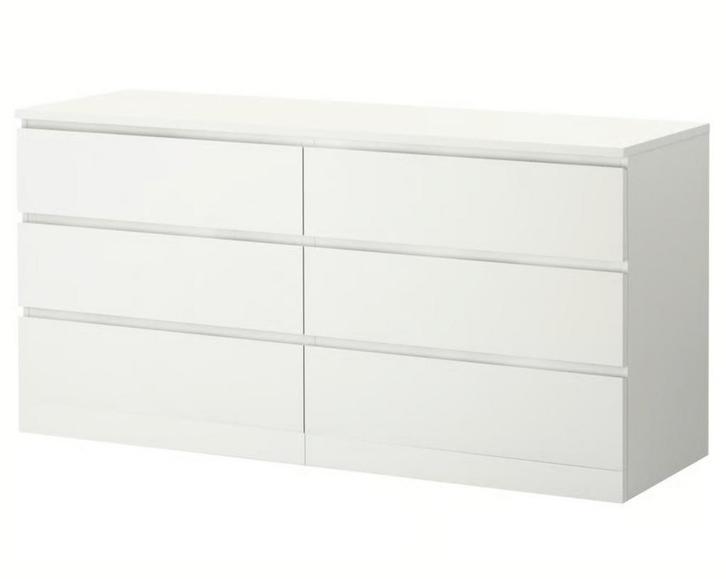 Ikea Malm Kast met 6 lades, Huis en Inrichting, Kasten | Kledingkasten, Gebruikt, 100 tot 150 cm, 100 tot 150 cm, 25 tot 50 cm