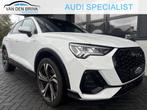 Audi Q3 Sportback 45 TFSIe S-line Pano Sonos Matrix Memory S, Auto's, Audi, Gebruikt, Met garantie (alle), Leder en Stof, Wit