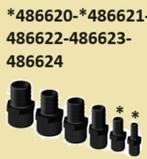 Slangtule, recht met buitendraad ½" x Ø13 mm + ¾" x Ø19 mm, Ophalen of Verzenden, Nieuw, Overige typen