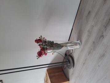 Glazen vaas, 70 cm hoog