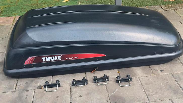 Thule dakkoffer Skibox Bagagebox autobox, Auto diversen, Dakkoffers, Gebruikt, Ophalen