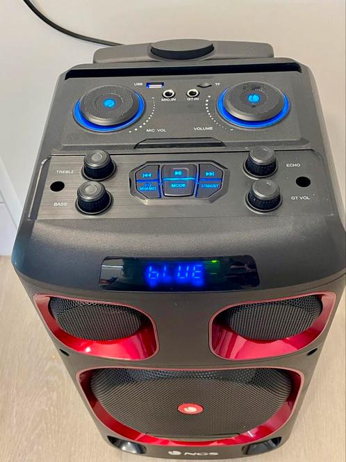 NGS Party Box Speaker, Audio, Tv en Foto, Karaoke-apparatuur, Zo goed als nieuw, Ophalen of Verzenden