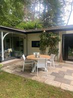 Recreatiewoning op eigen grond in het bos op de Veluwe, Tuin