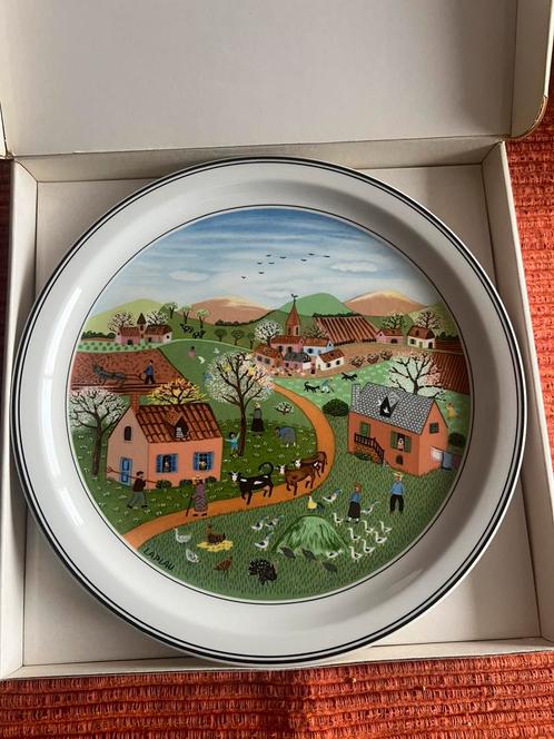 Villeroy & Boch Design Naïf 4 jaargetijden bord Laplau, Antiek en Kunst, Antiek | Wandborden en Tegels, Ophalen of Verzenden