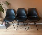 Bank en/of stoelen, Huis en Inrichting, Stoelen, Ophalen, Drie, Zwart, Metaal