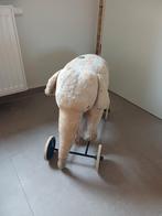 Antieke Steiff olifant op wielen jaren '50, Antiek en Kunst, Antiek | Speelgoed, Ophalen of Verzenden