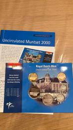 Muntset jaar 2000 gulden UNC, Postzegels en Munten, Munten | Nederland, Zilver, Euro's, Ophalen of Verzenden