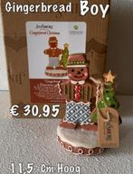 Jim Shore Gingerbread beeld jongen Nieuw, Verzamelen, Disney, Ophalen of Verzenden, Overige figuren, Nieuw, Beeldje of Figuurtje