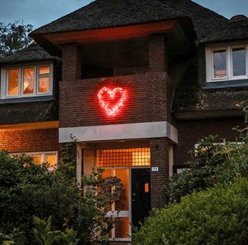 Hartekrans met Rode LEDs | Ø 55
cm beschikbaar voor biedingen