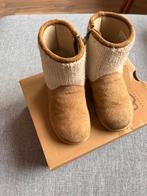 Uggs laars cognac maat 24  gehaakte schacht (uniek model), Kinderen en Baby's, Meisje, Laarzen, Gebruikt, Ophalen of Verzenden