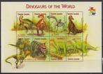 Sierra Leone 3951/58 Bogen Dinosaurus 2001 postfris, Postzegels en Munten, Ophalen of Verzenden, Dier of Natuur, Postfris