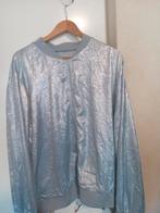 Licht blauw glinstering jasje maat 5x xL, Kleding | Dames, Ophalen of Verzenden, Zo goed als nieuw, Maat 46/48 (XL) of groter