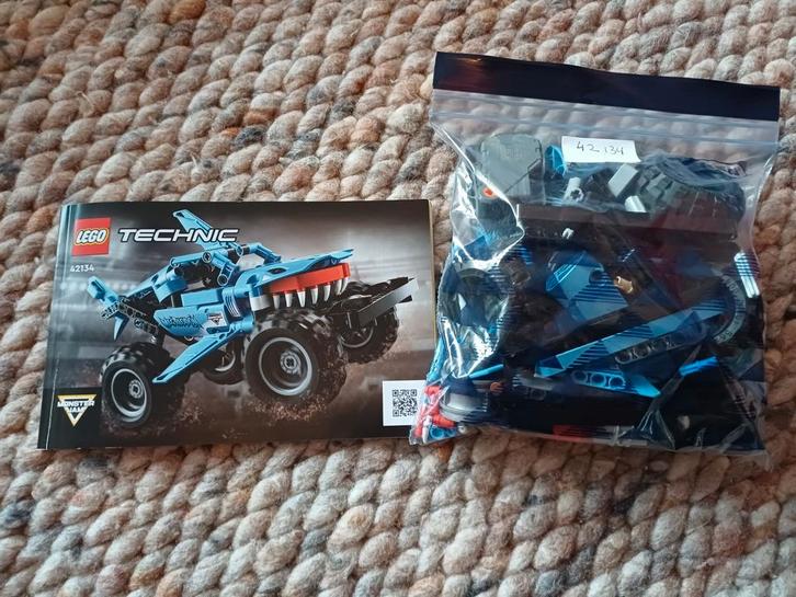 Lego Technic Monster Jam Megalodon 42134, Kinderen en Baby's, Speelgoed | Duplo en Lego, Zo goed als nieuw, Lego, Complete set