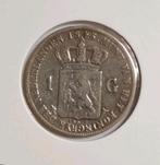 Zilveren Gulden uit 1845 (A) - Willem II, 1 gulden, Verzenden, Zilver, Losse munt