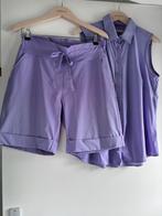 City bermuda+blouse van SA travelstof, Ophalen of Verzenden, Gedragen, Maat 36 (S)