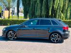 Audi A3 Sportback 1.4 TFSI COD S-Tronic 3x S-Line, Zwart, 4 cilinders, Leder en Stof, USB
