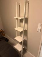 Ladderrek wit, Huis en Inrichting, Woonaccessoires | Wandplanken en Boekenplanken, Ophalen, Zo goed als nieuw