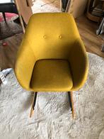 Stoffen schommelstoel – comfortabel model met gebruiksporen, Antiek en Kunst, Ophalen of Verzenden